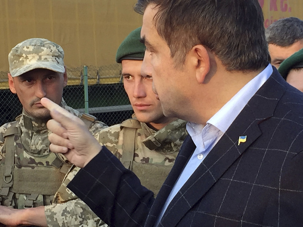 Сторонники Саакашвили помогли ему прорваться на Украину