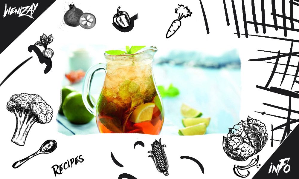 Освежающий чай с мятой и лаймом