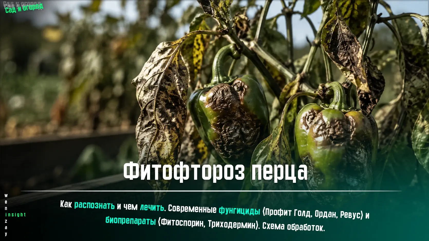 фитофтороз на перце лечение Пораженные фитофторой листья и плоды сладкого перца с бурыми пятнами